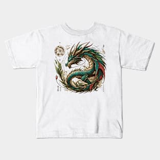 The dragon esmerald Kids T-Shirt